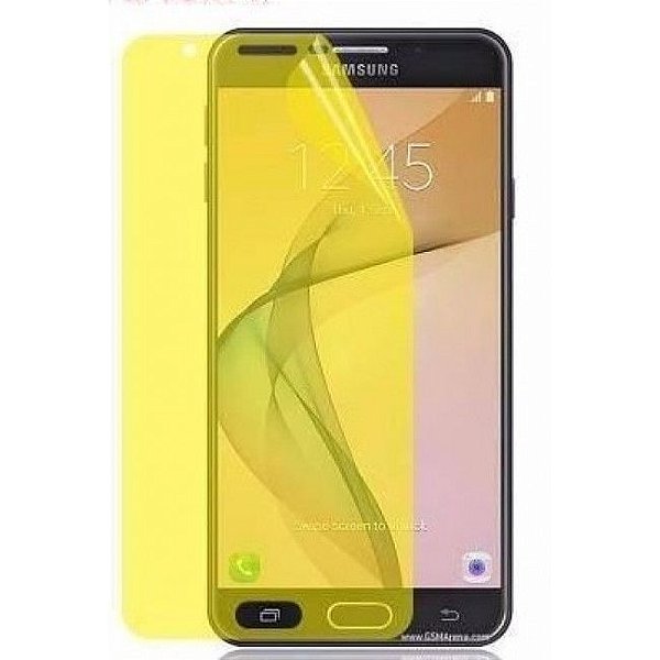Película de Gel Silicone Flexível Cobre Toda a Tela Samsung J7 Pro -Transparente