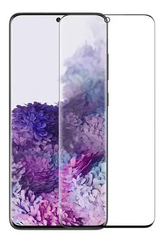 Película 3D de Vidro Temperado Bordas Pretas Samsung S20 -Preto