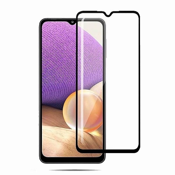 Película 3D de Vidro Temperado Bordas Pretas Samsung A23 4G -Preto