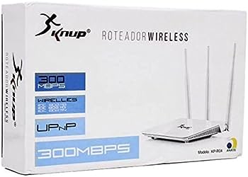 Roteador Wireless Com 3 Antenas 300 Mbps Knup - KP-R04