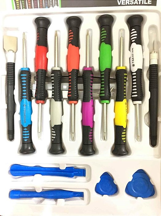Kit Jogo Chave Fenda Phillips Estojo Precisão Celular Tablet LWJ-2811