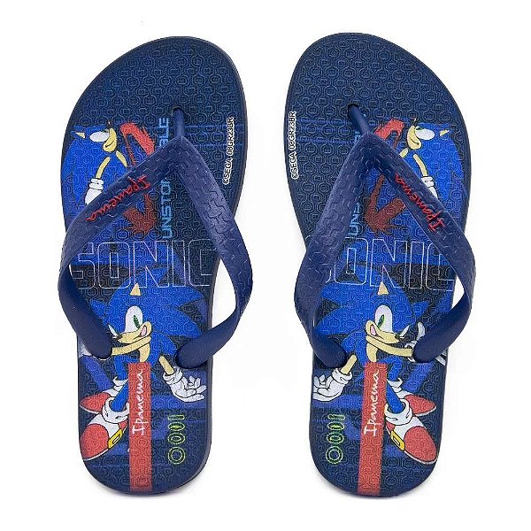 Chinelo Infantil Ipanema Sonic Race Azul 27170