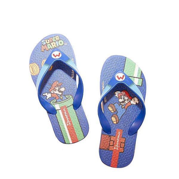 Chinelo Infantil Ipanema Super Mario 27161 AZUL