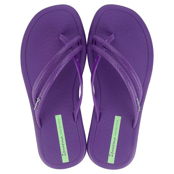 Chinelo Ipanema Meu Sol Rasteira 27133-Roxa