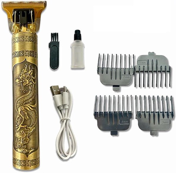 Máquina De Cortar Cabelo Sem Fio Profissional Daling DL-120