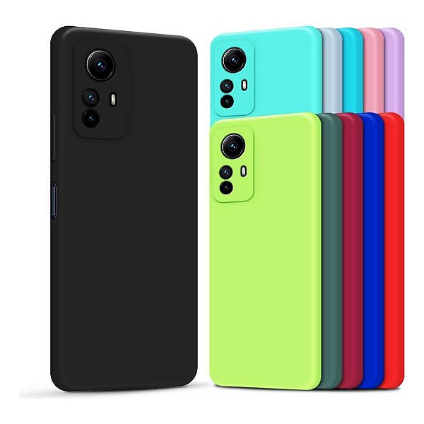 Capa de Silicone para Redmi Note 12S  Diversas Cores  CPS-XMNT-12S-CD