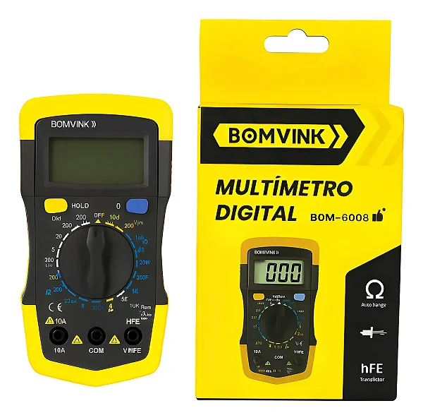 Multímetro Digital  Profissional Bomvink BOM-6009