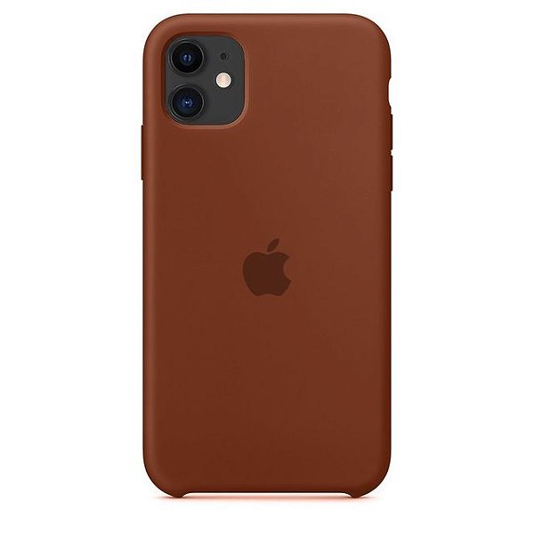 Capa de Silicone para Iphone 11 - Marron