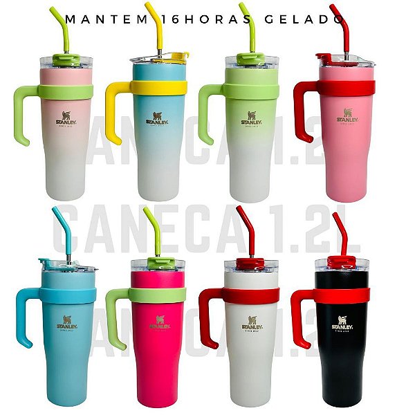 Copo Térmico Quencher  Canudo 1250 ML - 42OZ