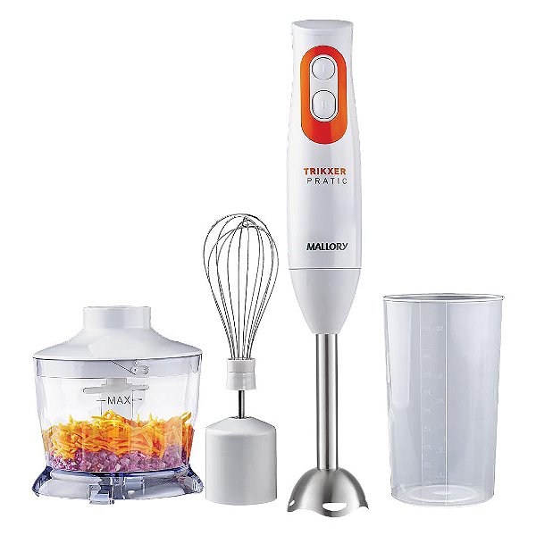 Mixer Trikxer Pratic 3 Em 1 500w Branco Mallory 220v - B91600382