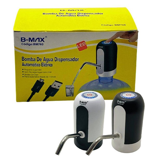 Bomba d' água Eletrica Recarregável B-MAX BM760