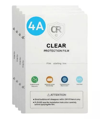 Película Clear Premium AAAA  4a  ProtectPro Corte Personalizado CLEAR-4A