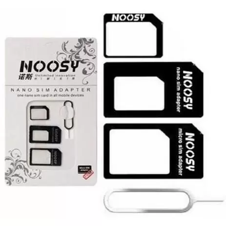 Adaptador de Chip 4 Em 1 Micro Sim E Nano Sim Chave  N:890
