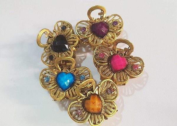 Piranha Em Ferro Com Detalhe Em Pedra  PFP-001