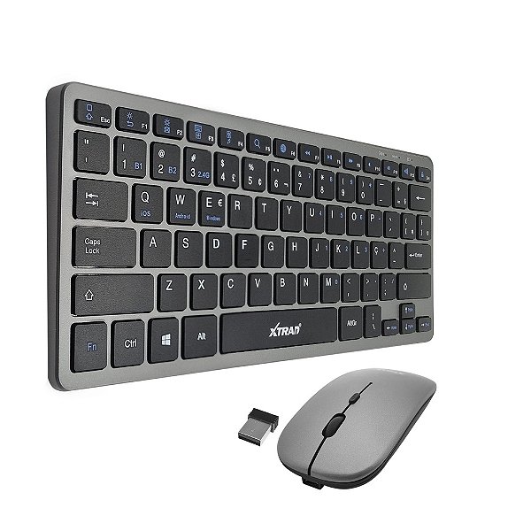KIT TECLADO + MOUSE SEM FIO TE127