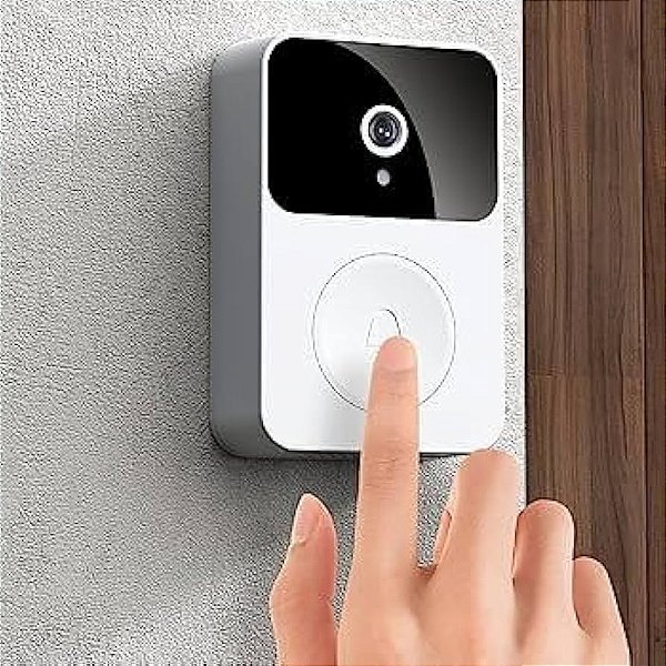 X9 CAMPAINHA C/ CÂMERA WIFI S FIO X9