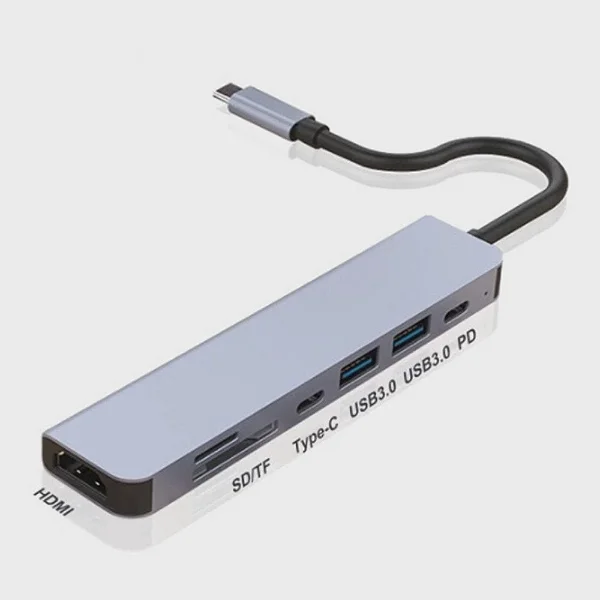 Hub Cabo Adaptador Multiportas USB-C 7 em 1 HDMI 4K USB 3.0 MTV-616