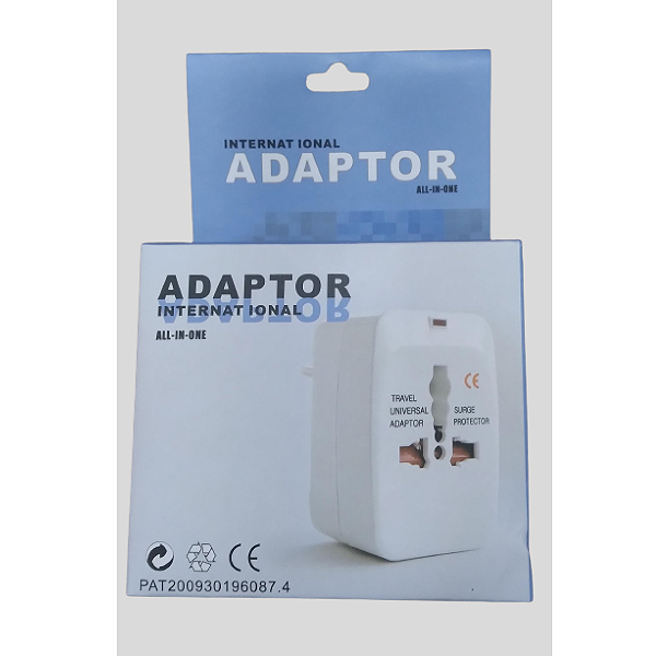 Adaptador Universal Tomada Padrão Internacional ALL-IN-ONE