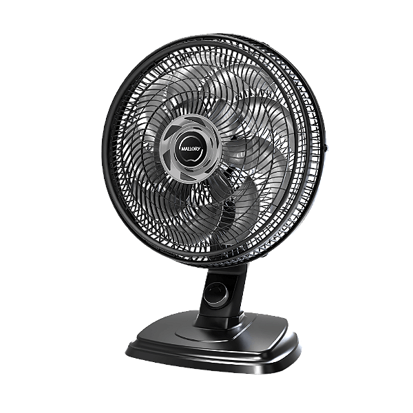 Ventilador De Mesa Mallory Egeo 40cm Preto E Preto - 220V B94401812