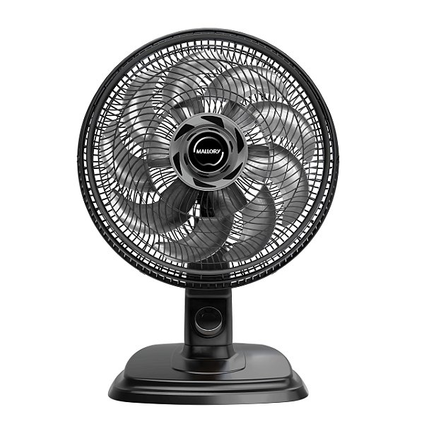 Ventilador De Mesa Mallory Egeo 40cm Preto E Preto - 220V B94401812