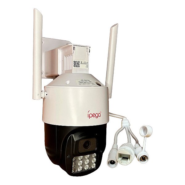 Câmera Seguranca Wi-fi Interna e Externa 5.0 Mp Dome Visão Noturna Colorida Ipega  KP-CA195
