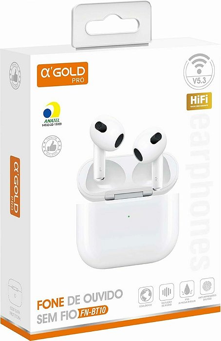 Fone De Ouvido Bluetooth V5.3 4h Durabilidade FN-B04