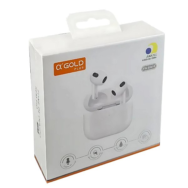 Fone De Ouvido Bluetooth V5.3 4h Durabilidade Resistente A Água FN-BA10