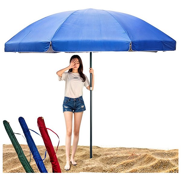 Guarda Sol Maré Praia De Poliéster 130cm 2048