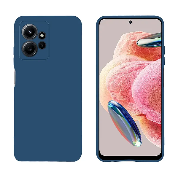 Capa de Silicone Aveludada Por Dentro Para Redmi Note 12 4G