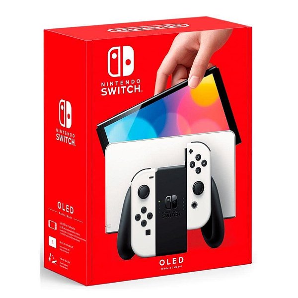 Nintendo Switch Oled Branco 64G