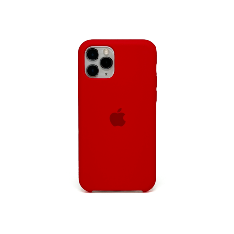 Capa de Silicone para Iphone 11 - Vermelho
