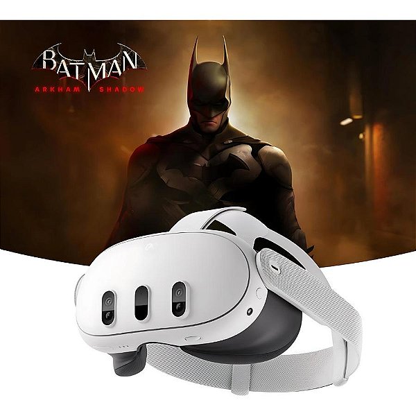 Óculus Meta Quest 3s 128GB Vr Nova Versão + Batman Arkman