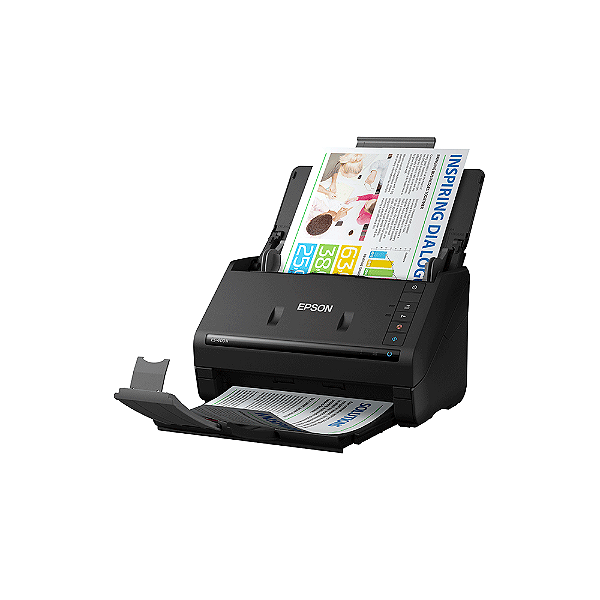 Scanner de Mesa Epson WorkForce ES-400 II Duplex Colorido, Capacidade 100 Folhas, USB, Bivolt