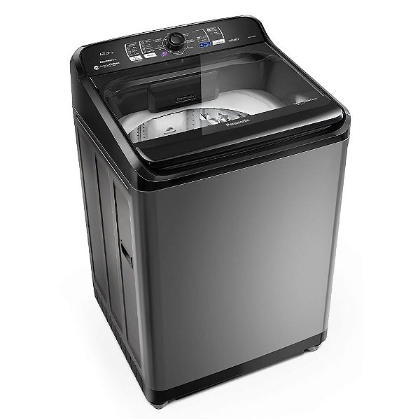 Máquina de Lavar 12Kg Panasonic NA-F120B1TB Preto Titânio 220V