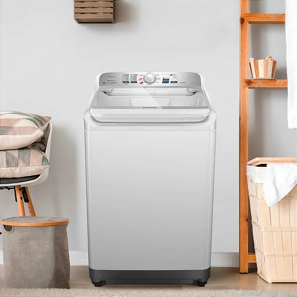 Máquina de Lavar Panasonic 14KG NA-F140B1WB Branca 220V