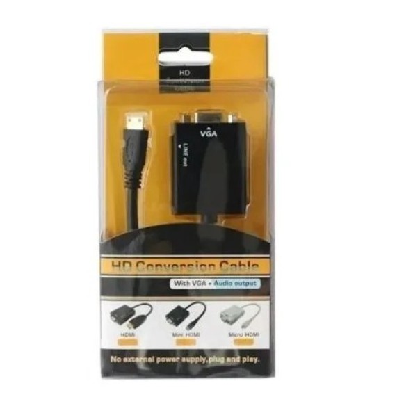 Cabo Conversor Hdmi para Vga AL-VGA100