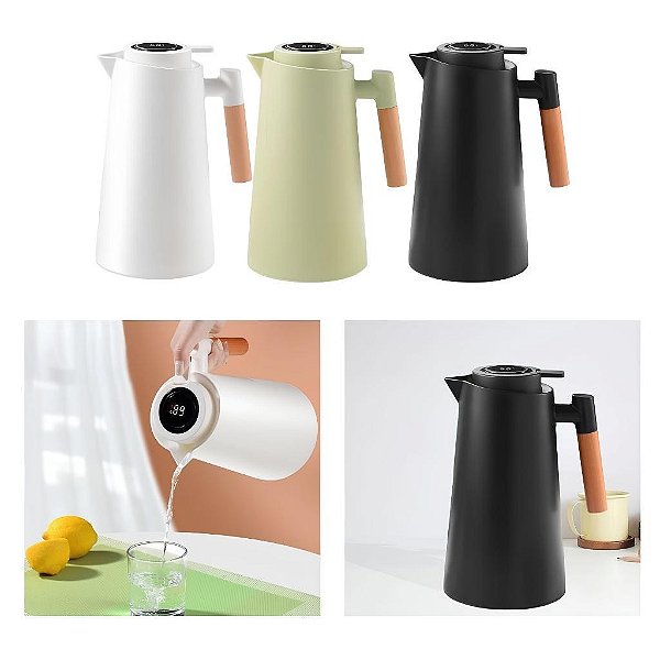 Garrafa De Vácuo Com Botão De Derramamento