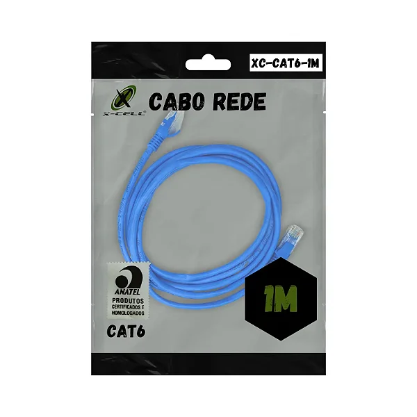 Cabo De Rede CAT6 1m X-CELL