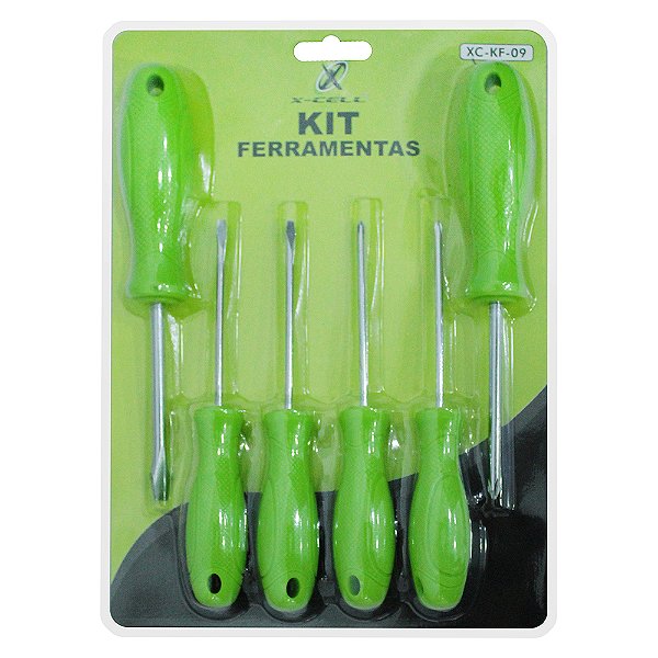 Jogo De Ferramentas Chave De Fenda E Chave Philips X-cell