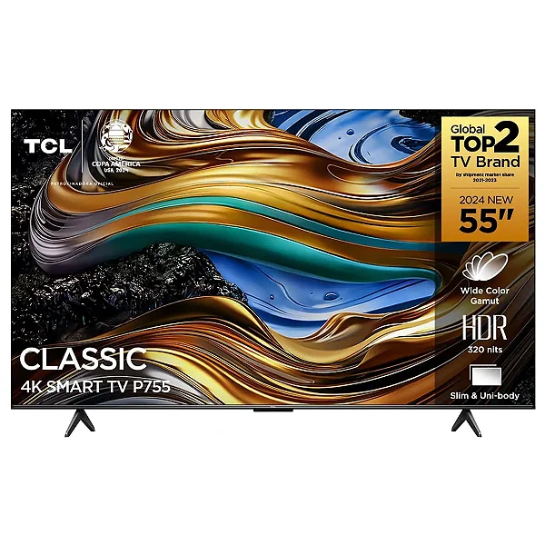 TCL LED SMART TV 55” P755 4K UHD GOOGLE TV