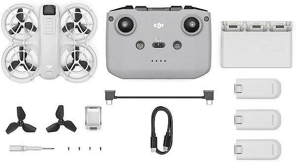Drone DJI Neo 4k, Com IA e Quickshots Fly More Combo BR - DJI051 Branca