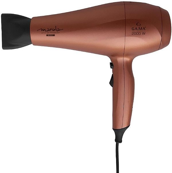 Secador de Cabelo Gama Italy Marula Ceramic Ion 2000W, Cobre Bivolt
