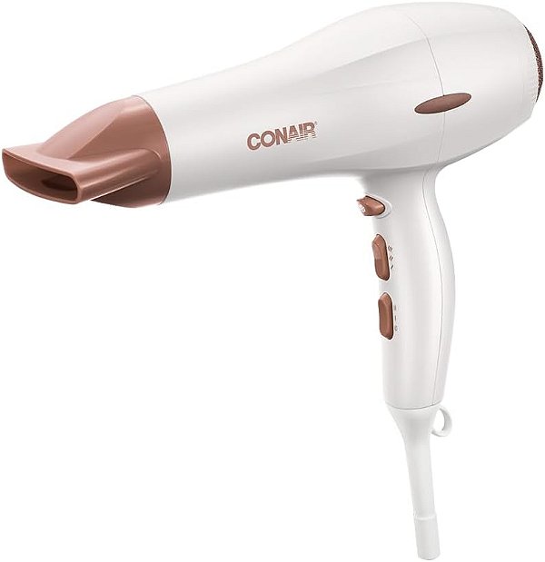 Secador de Cabelo Conair Com Difusor 1900W Double Ceramic Branco - 127V