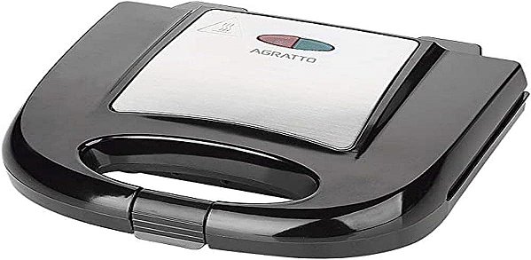 Sanduicheira Agratto Inox 2 Sid 02-220v 750w Agratto Inox 220v 8384