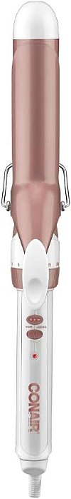 Modelador Conair Double Ceramic 32mm, Com infusão de Coco, Aloe Vera e Amêndoa CD702DBR, Branco / RoseBivolt