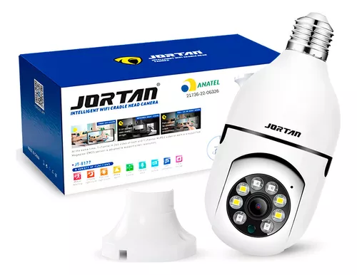 Câmera Jortan Head Jt-8177 Wifi Ip360° Cor Branca JT-8177