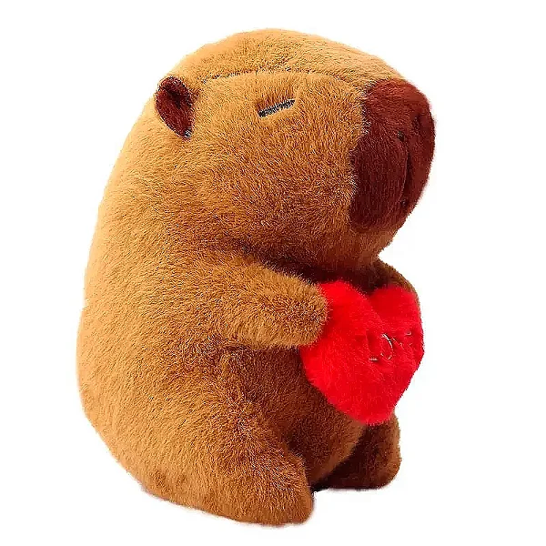 Capivara Brinquedo De Pelúcia 23cm