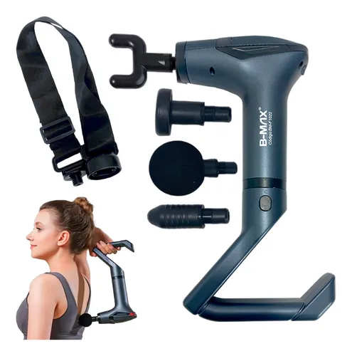 Massageador Muscular Elétrico Portátil 3 Em 1 B-MAX BM-F1022