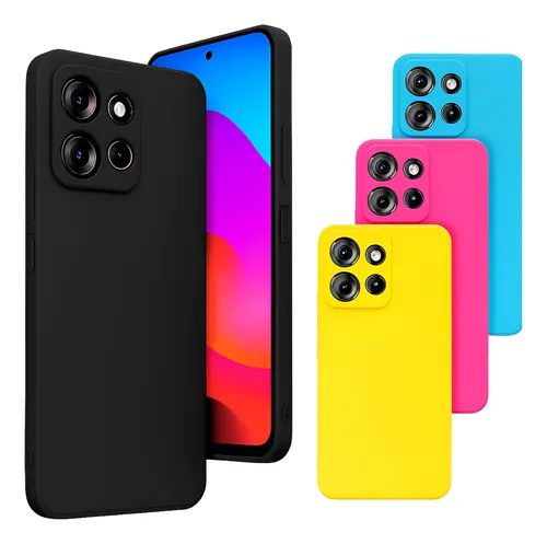 Capa de Silicone para Motorola G15 Cores Diversas CPS-MTG15-CD