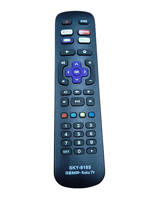 Controle Remoto Para Semp Roku Smart SKY-9185